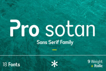 Pro Sotan Font Family