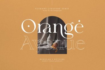 Orange Avenue - Ligature Serif Font