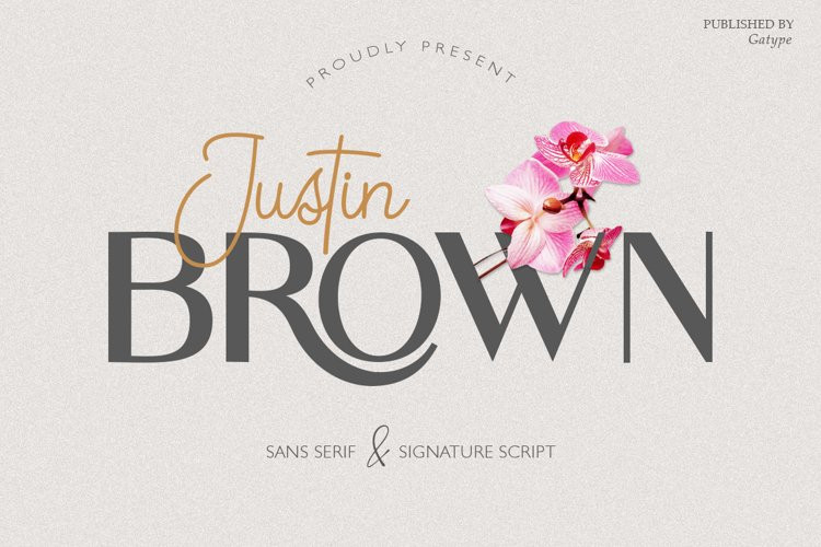 Justin Brown Duo Font Justin Brown Duo Font