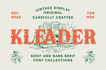 Kleader Font Family