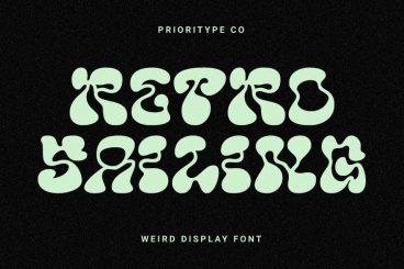 Retro Sailing - Weird Display Font