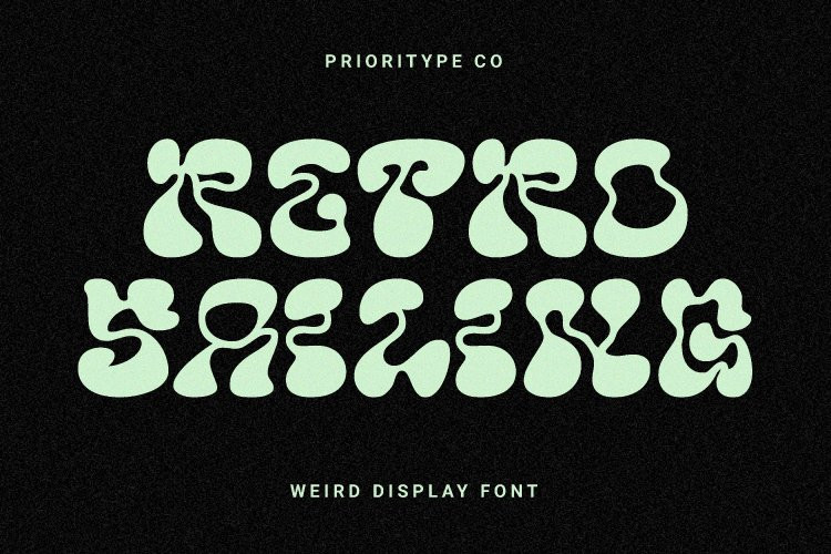 Retro Sailing - Weird Display Font