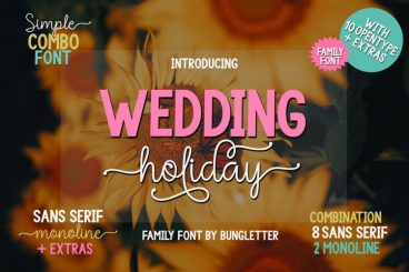 Wedding Holiday Font