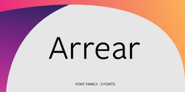 Arrear Font Family