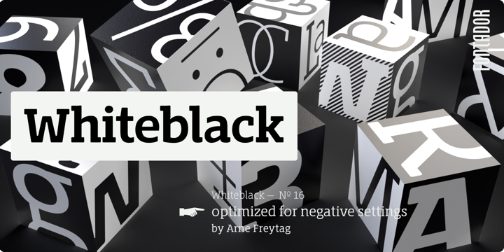 Whiteblack Font Family