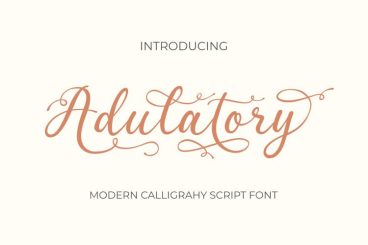 Adulatory Font