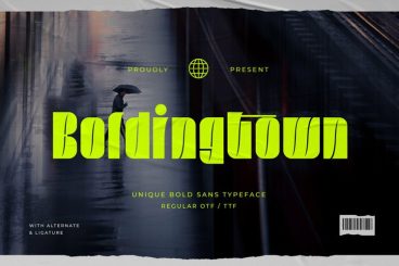 Boldingtown Font