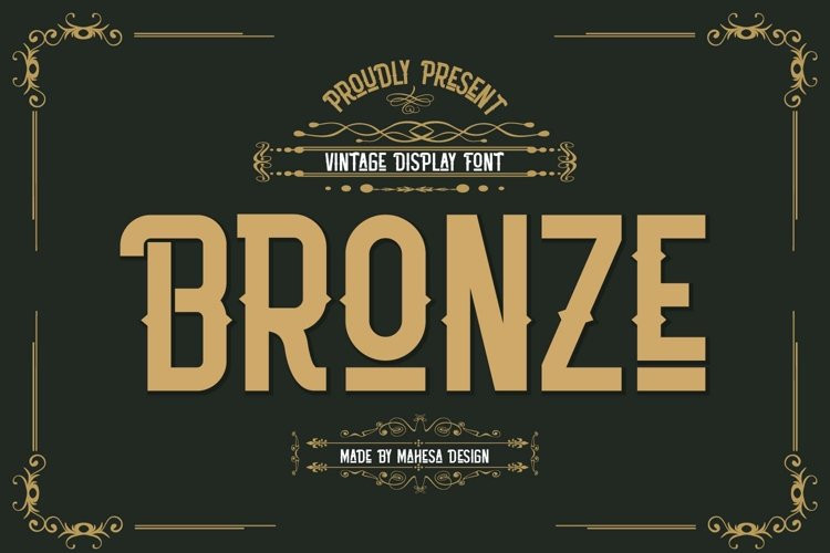 Bronze Font