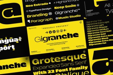 Gigranche Black Font