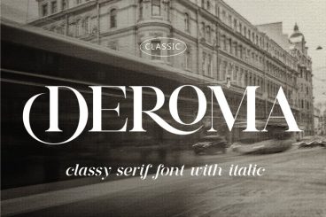 Deroma Serif Font