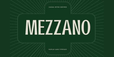 Mezzano Font