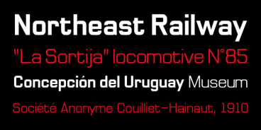 Northeast Railway Font Family