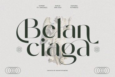 Belanciaga - Modern Sans Serif Font