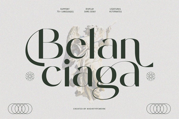 Belanciaga - Modern Sans Serif Font Belanciaga - Modern Sans Serif Font