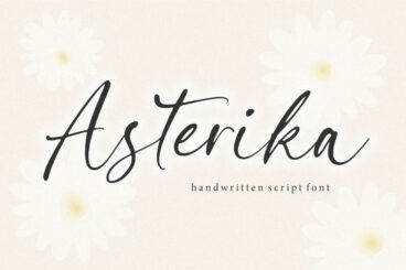 Asterika - Handwritten Script Font