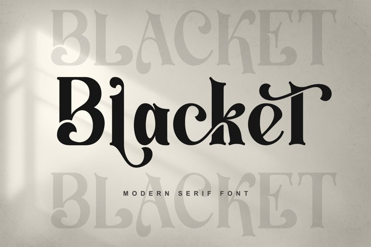 Blacket Font Blacket Font