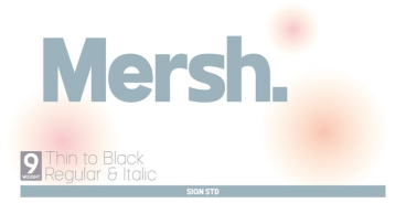 Mersh Font Family