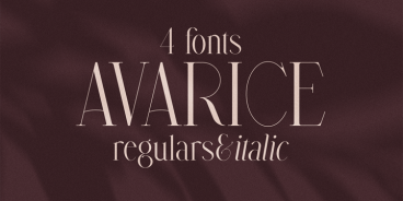 Avarice Font Family