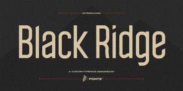 Black Ridge Font Family