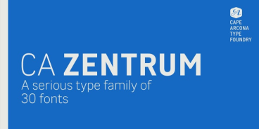 CA Zentrum Font Family