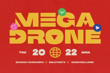 Mega Drone Font