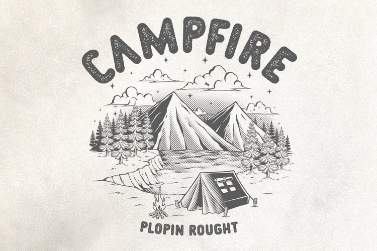 Plopin Rough Font