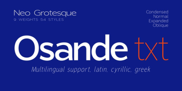 Osande Txt Font