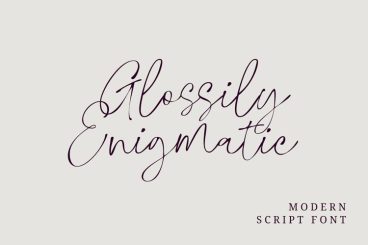 Glossily Enigmatic Font