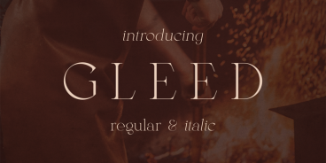 Gleed - Minimal Serif Typeface