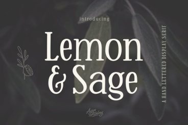 Lemon and Sage Font