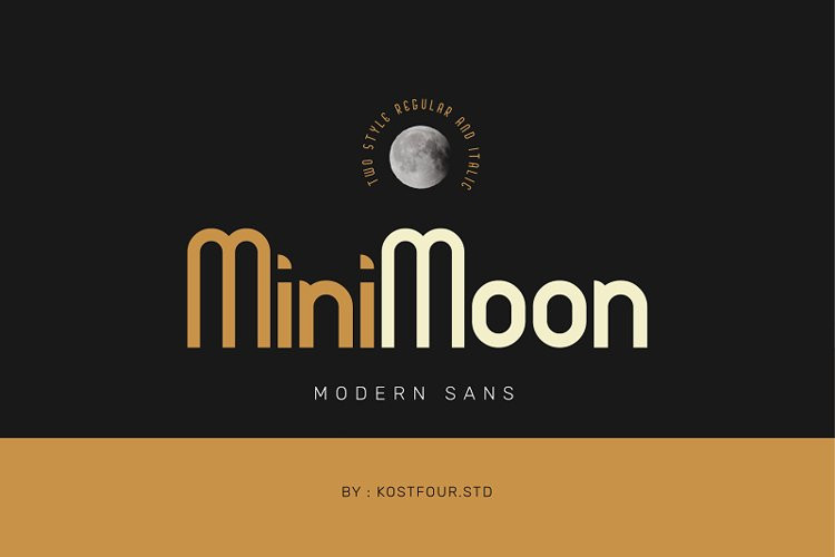 Minimoon Font Minimoon Font
