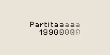 Partita 1990 Font Family