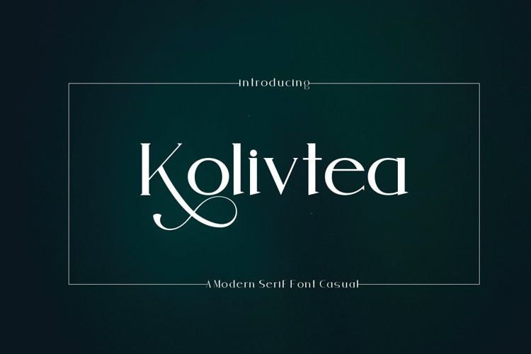 Kolivtea Font Kolivtea Font