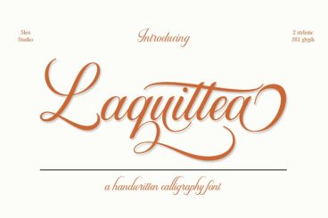 Laquittea Font