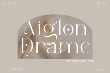 Aiglon Drame - Modern Ligature Serif