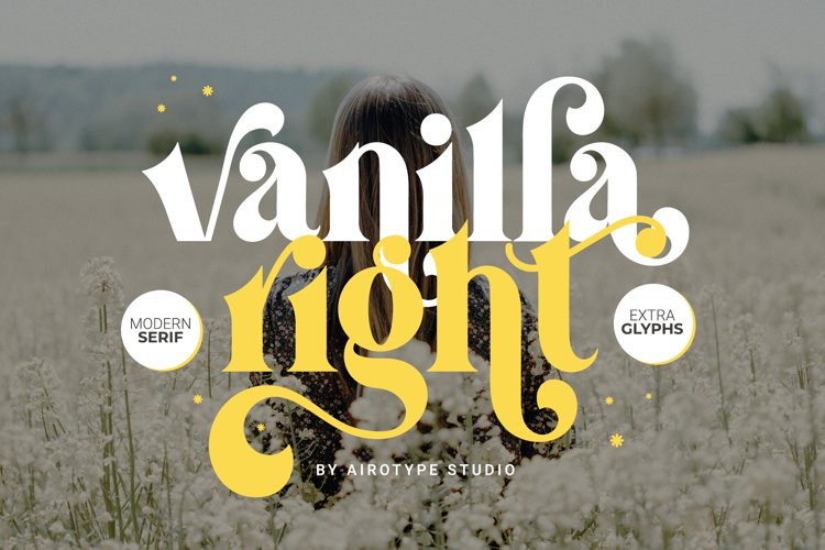 Vanilla Right Font Vanilla Right Font