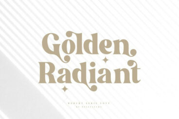 Golden Radiant Font
