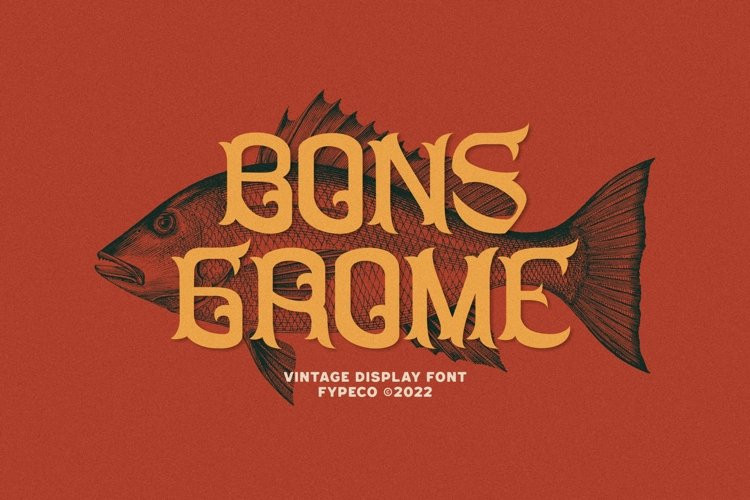 Bons Grome Font