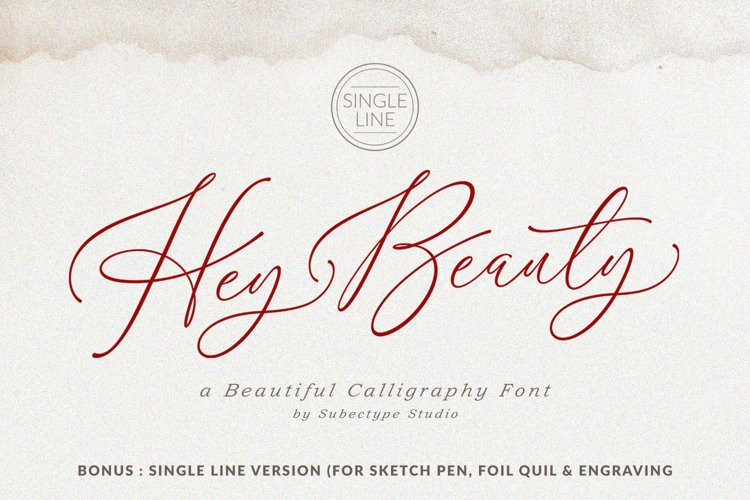 Hertina Calligraphy Font  Download Free Font