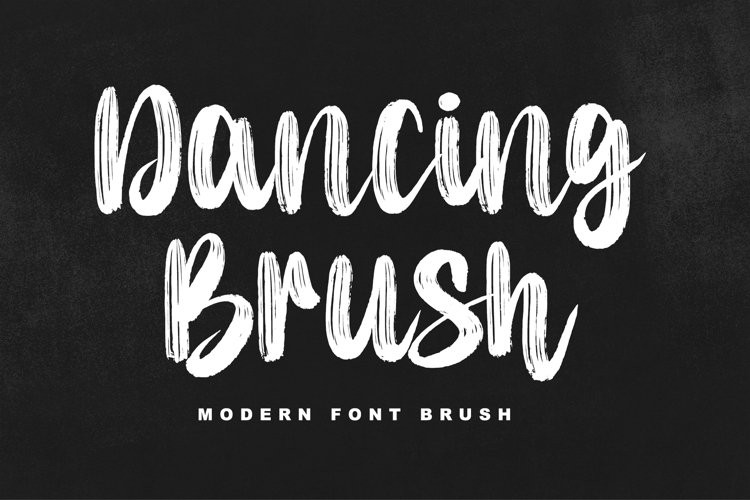 Dancing Brush Font Dancing Brush Font