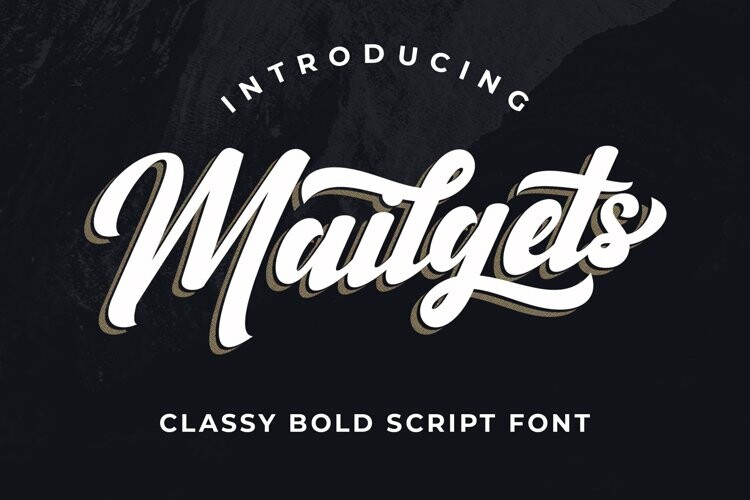 Mailgets Font Mailgets Font