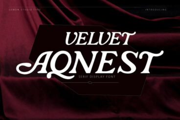 Velvet Aqnest Font