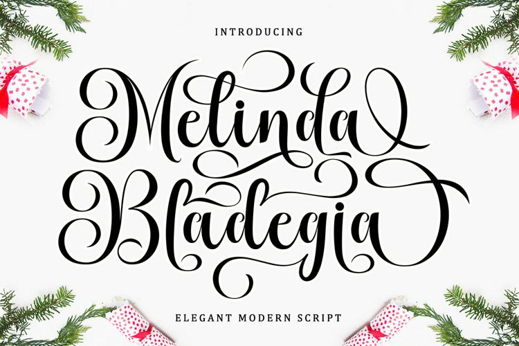 Melinda Bladegia Font Melinda Bladegia Font