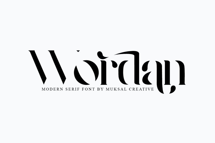 Wordan Font Wordan Font