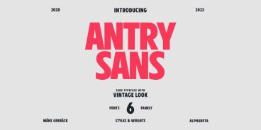 Antry Sans Font Family