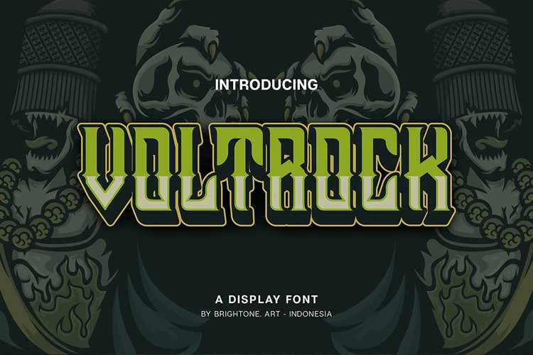 Voltrock Font
