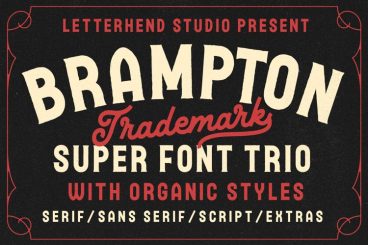 Brampton Trio Font