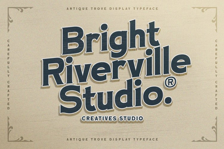 Antique Trove - Display Font