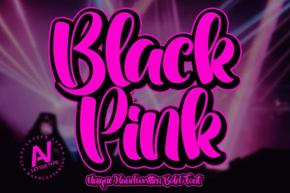 Black Pink Font - Free Font