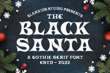Black Santa Font